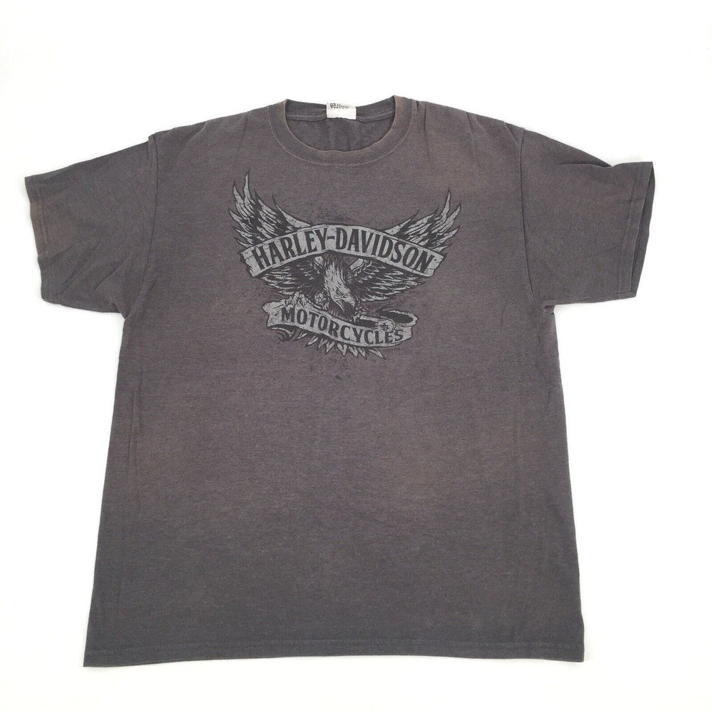 2014 Harley Davidson CT Short Sleeve T-Shirt Extra Large Mens Gray Motorcycle XL